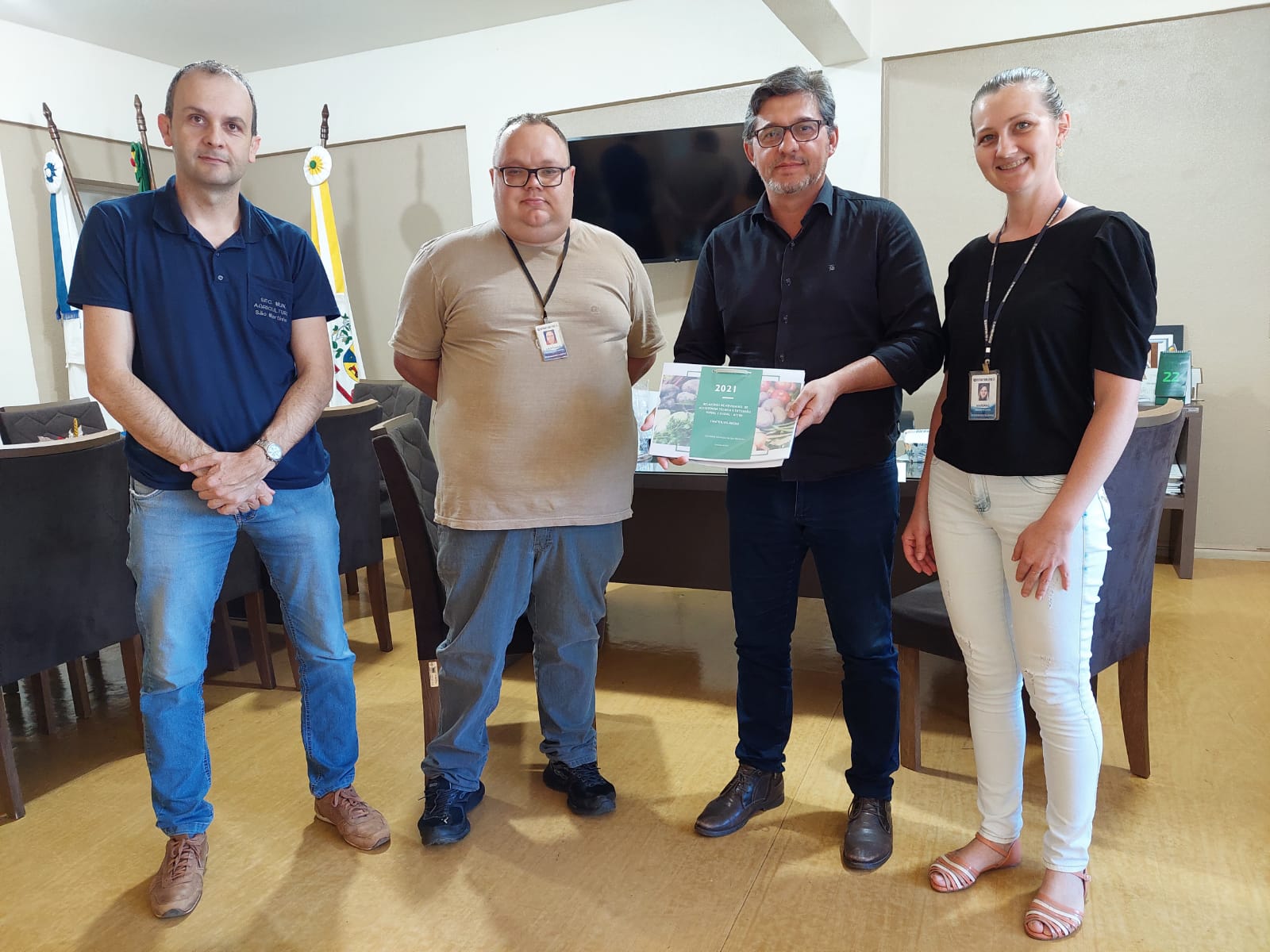 Entregue relatório da EMATER